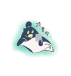 マンバンペンギンのジジンゴくん（個別スタンプ：6）