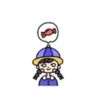 モアは帽子が好き！（個別スタンプ：1）