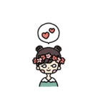 モアは帽子が好き！（個別スタンプ：16）