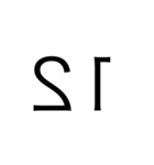 Number Reverse（個別スタンプ：12）
