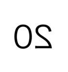 Number Reverse（個別スタンプ：20）