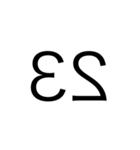 Number Reverse（個別スタンプ：23）