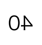 Number Reverse（個別スタンプ：40）