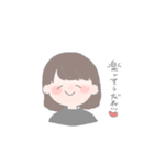ゆる〜いおんなのこ。（個別スタンプ：6）