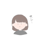 ゆる〜いおんなのこ。（個別スタンプ：8）