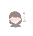 ゆる〜いおんなのこ。（個別スタンプ：9）