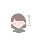 ゆる〜いおんなのこ。（個別スタンプ：16）
