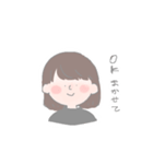 ゆる〜いおんなのこ。（個別スタンプ：18）
