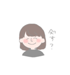 ゆる〜いおんなのこ。（個別スタンプ：21）