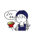 モノクロ少女はカラーの世界で生きている。（個別スタンプ：24）