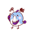 ニチョウ鳥（個別スタンプ：3）
