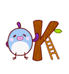 ニチョウ鳥（個別スタンプ：5）
