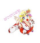 頑張る巫女お姉さん 12（個別スタンプ：3）