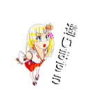頑張る巫女お姉さん 12（個別スタンプ：6）