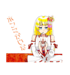 頑張る巫女お姉さん 12（個別スタンプ：14）