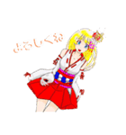 頑張る巫女お姉さん 12（個別スタンプ：26）