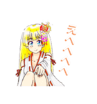 頑張る巫女お姉さん 12（個別スタンプ：38）