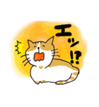 ラクガキ猫ちゃんスタンプ（個別スタンプ：7）