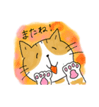 ラクガキ猫ちゃんスタンプ（個別スタンプ：16）