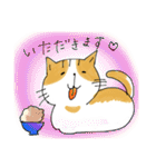 ラクガキ猫ちゃんスタンプ（個別スタンプ：18）