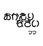 ママの日常 文字スタンプ（個別スタンプ：28）