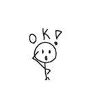 ざつなぼうにんげん1（個別スタンプ：8）