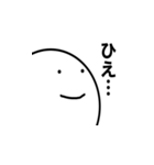 いつも同じ顔をしてる人2（個別スタンプ：3）
