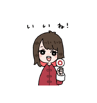 インナーカラーの女の子（個別スタンプ：3）