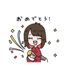インナーカラーの女の子（個別スタンプ：5）