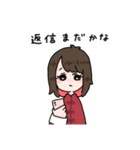 インナーカラーの女の子（個別スタンプ：9）