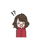 インナーカラーの女の子（個別スタンプ：11）