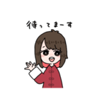 インナーカラーの女の子（個別スタンプ：30）