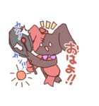 赤いうさきち（個別スタンプ：1）