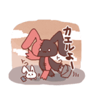 赤いうさきち（個別スタンプ：8）