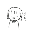 てがきの女の子（個別スタンプ：7）