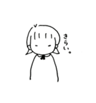 てがきの女の子（個別スタンプ：11）