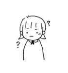 てがきの女の子（個別スタンプ：15）