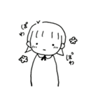 てがきの女の子（個別スタンプ：16）
