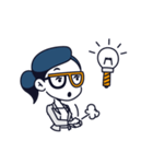 英語コンサルタントのリッコさん（個別スタンプ：3）
