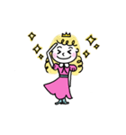 おっとり気ままなプリンセス（個別スタンプ：24）