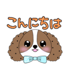 シーズー犬の翔ちゃんハルちゃんスタンプ（個別スタンプ：3）