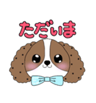 シーズー犬の翔ちゃんハルちゃんスタンプ（個別スタンプ：5）
