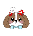 シーズー犬の翔ちゃんハルちゃんスタンプ（個別スタンプ：12）