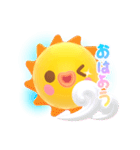 絵文字 3D 変な顔（個別スタンプ：1）