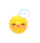 絵文字 3D 変な顔（個別スタンプ：5）