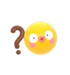 絵文字 3D 変な顔（個別スタンプ：11）
