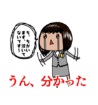 今年も新人は逸材だった件（個別スタンプ：3）