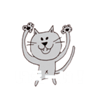 ロシアンブルーのルイくん❷（個別スタンプ：3）