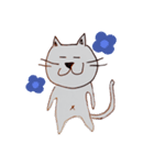 ロシアンブルーのルイくん❷（個別スタンプ：8）