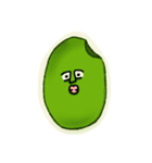 ただの豆です（個別スタンプ：1）